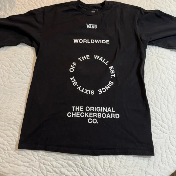 Vans | Men’s Cotton long sleeve Black medium - Picture 3 of 7